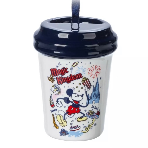 Mickey Mouse Starbucks Cup Ornament – Magic Kingdom - Picture 1 of 7